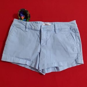 VICTORIA'S SECRET Powder blue shorts side/back pockets Small EUC